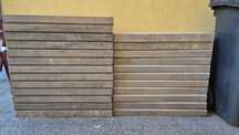 Obrzeże betonowe 75 x 20 x 6 cm szare 47 sztuk
