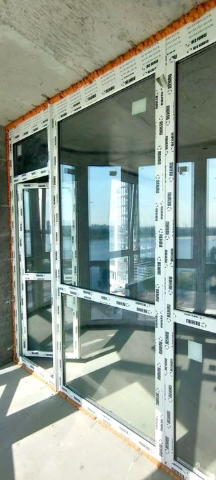 Панорамные металлопластиковое окна разных размеров REHAU. Не дорого!