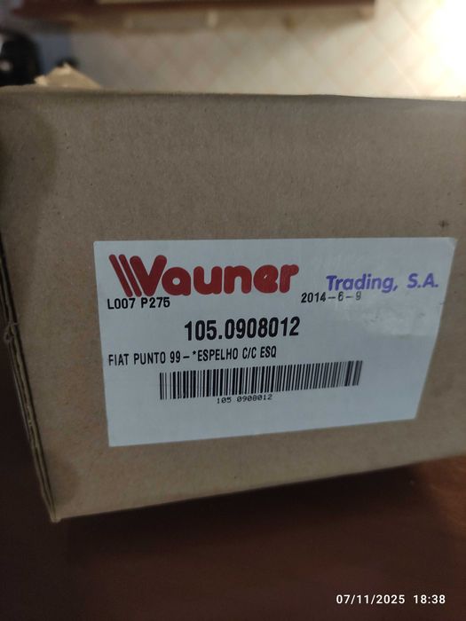 Espelho esquerdo fiat Punto 99