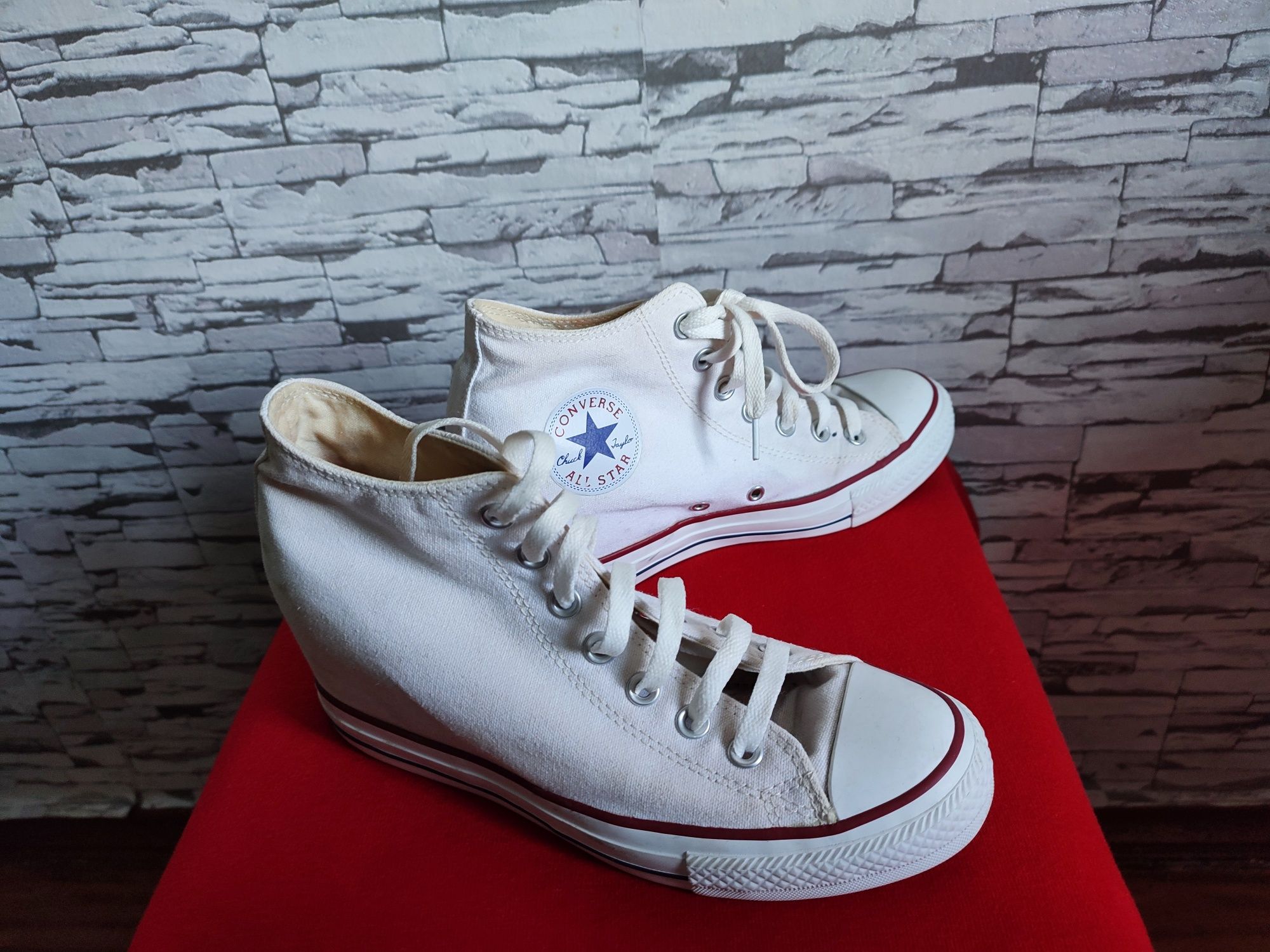 Кеды белые высокие Converse 38 39