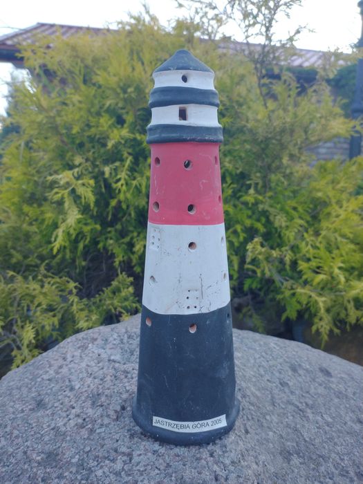 Lampion podgrzewacz latarnia morska ceramika