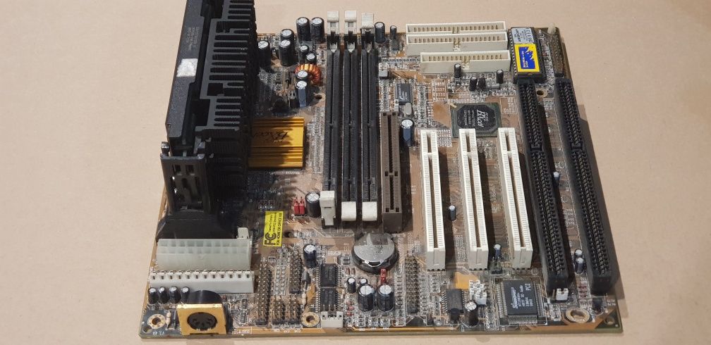 Motherboard BXcel PC100 + Processador CPU Pentium MMX 350mhz RETRO