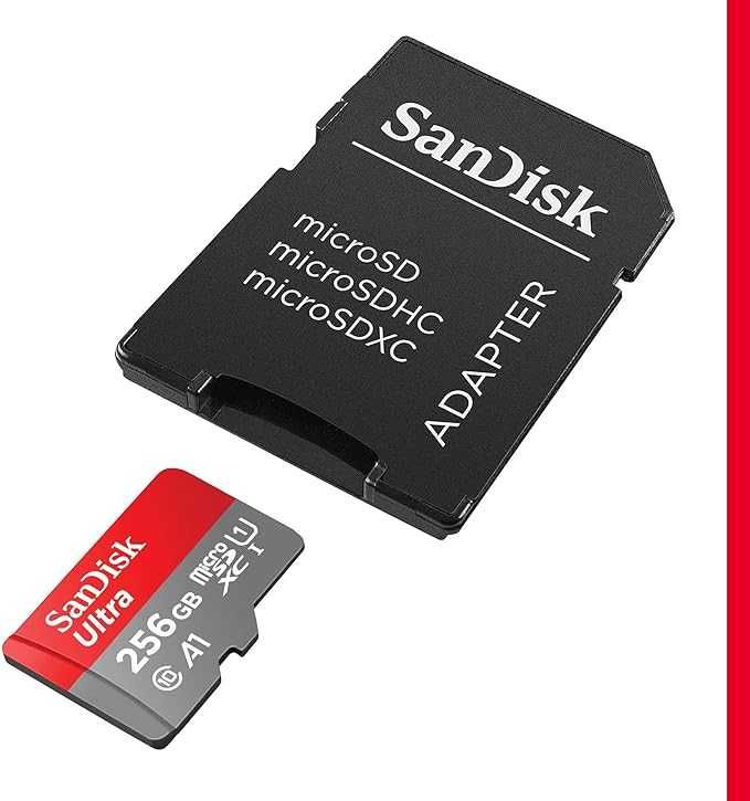 Карта памяти SanDisk 256ГБ 512GB 1TB Ultra microSD флешка оригинал pro