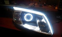 30 45 60 85 см Білі Гнучкі ходові вогні ДХО ДХВ DRL LED лід за пару