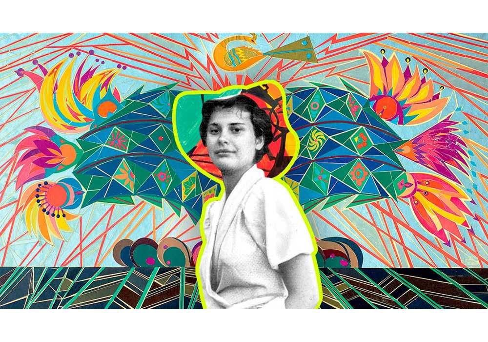 Горська Алла (1929-1970) Дівчинка. 81*50 см - Андеграунд - А. Горская