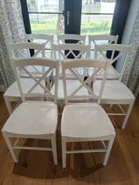 Drewniane krzesła, 8 sztuk