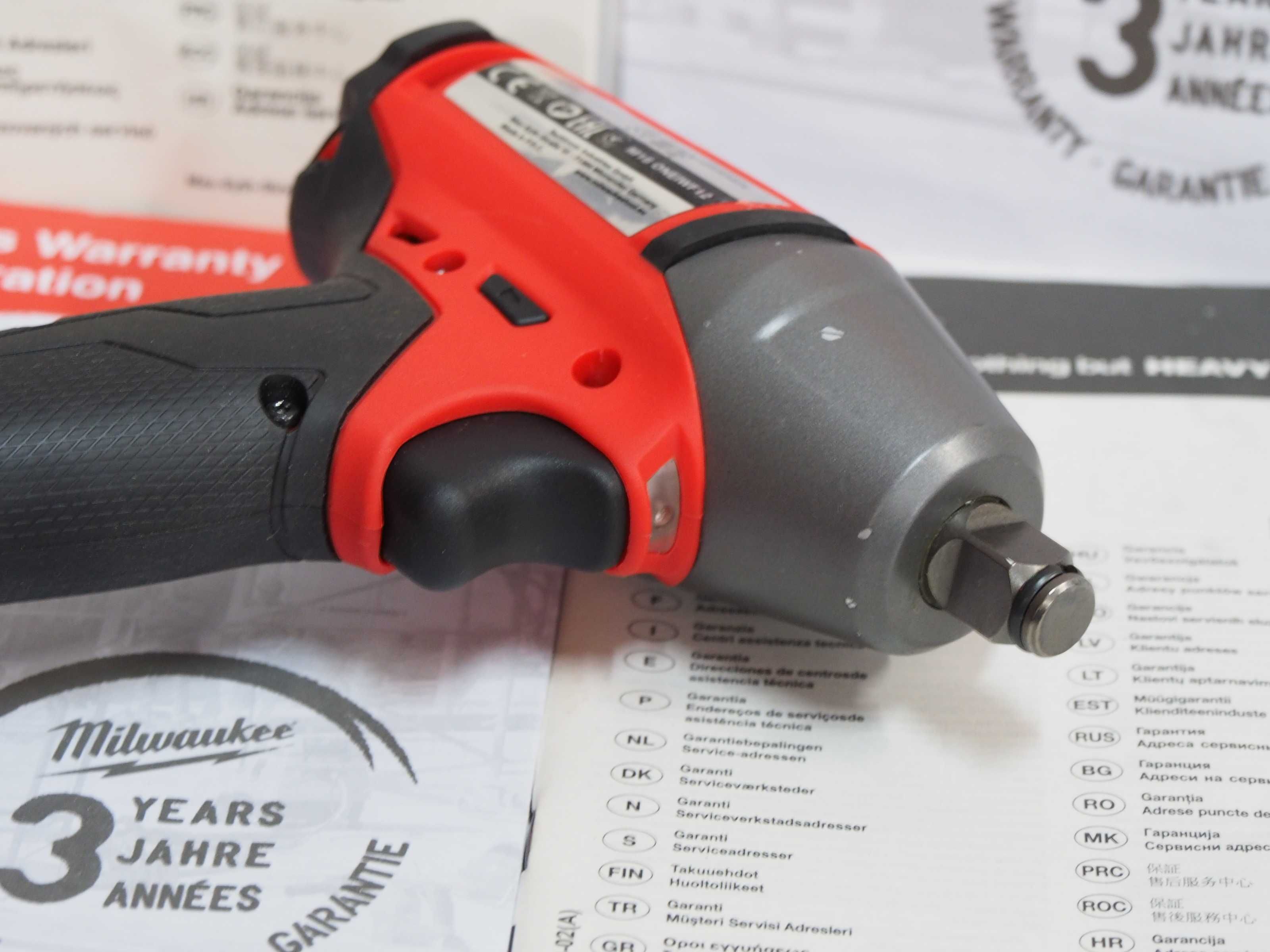 MILWAUKEE M18 ONEIWF 12 klucz udarowy 1/2' moc 300Nm 4 biegi bez aku