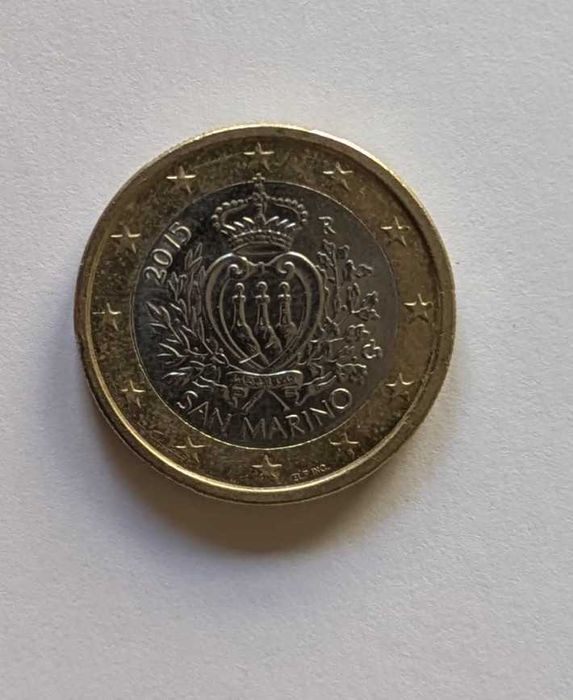 Moeda - 1 Euro / 1€ - San Marino - 2015