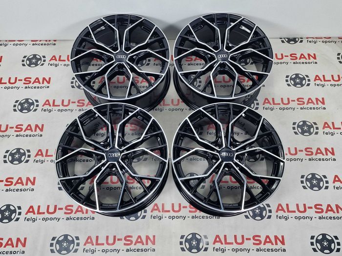 Nowe alufelgi AUDI 18" 5x112 A3 A4 A6 Q2 Q3 TT - Czarne