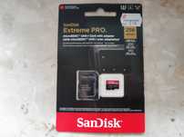 Karta SanDisk Extreme Pro 256GB microSD microSDXC Adapter 200 140 V30
