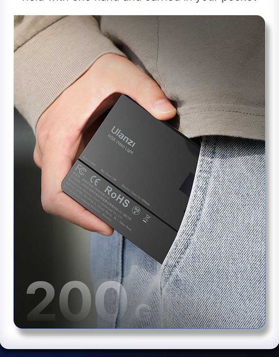 Lampa fotograficzna studyjna Ulanzi LT002 RGB