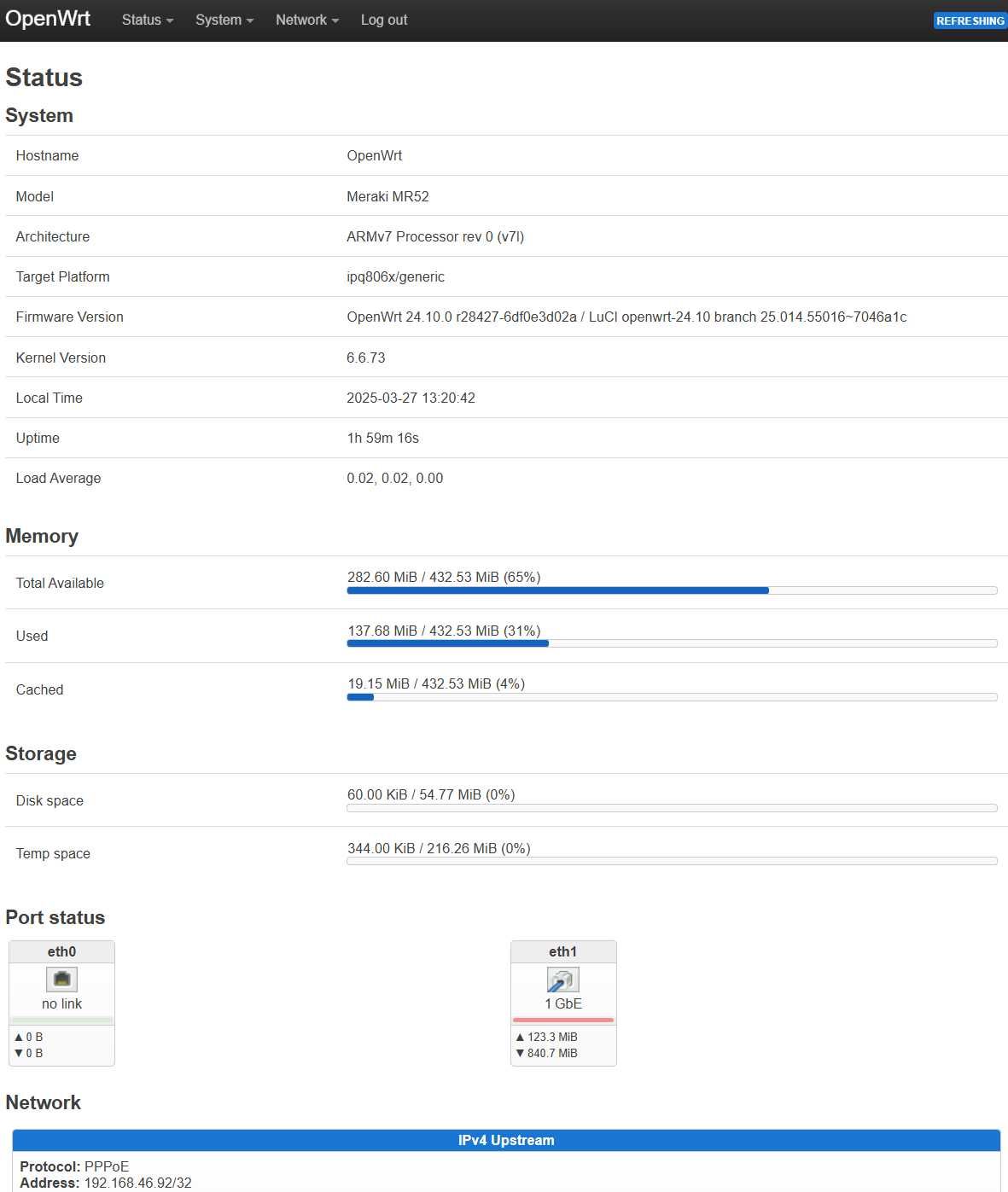 WiFi - Cisco Meraki MR52 - 2.4/5 GHz 4x4 2.5 Gbps 2xGb LAN/WAN OpenWRT