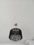 Lampa sufitowa czarna