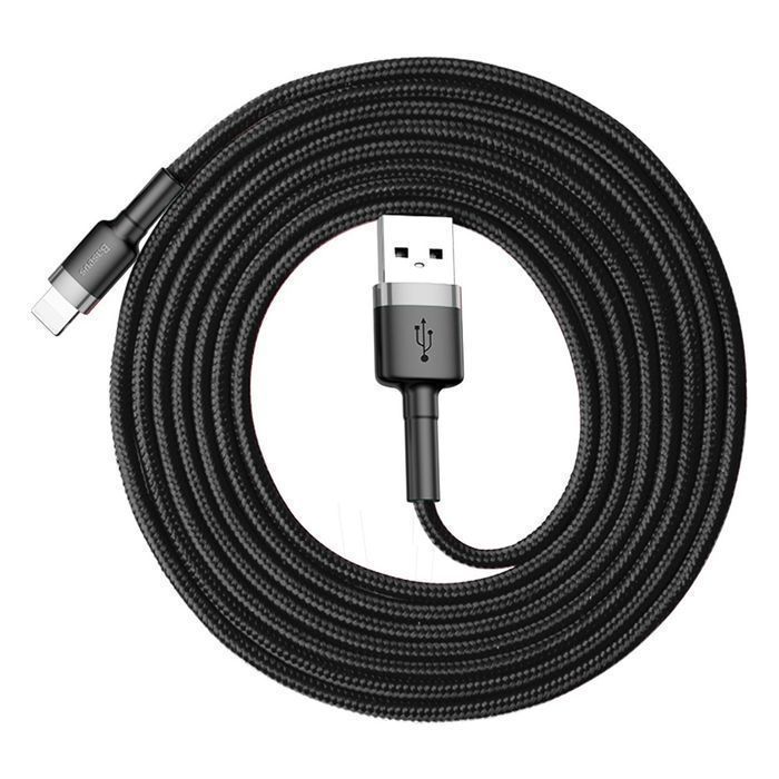 Kabel Baseus Cafule QC3.0 USB/Lightning 2M Czarny