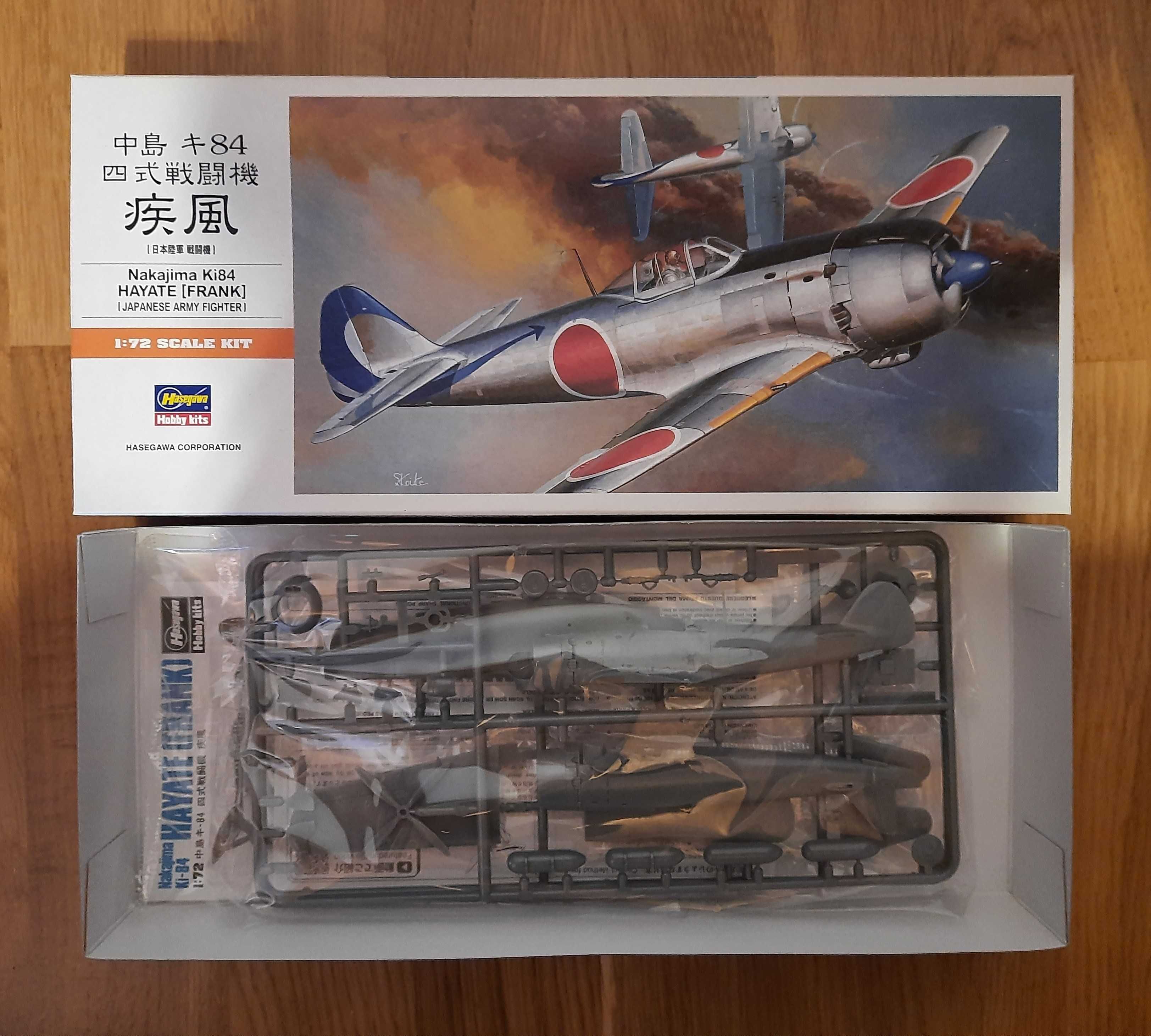 Model do sklejania Hasegawa Nakajima Ki84 skala 1/72