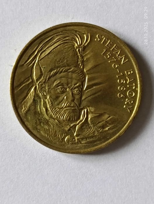 Moneta 2 złote  RZECZPOSPOLITA POLSKA 1997 rok Stefan Batory 1576,1586