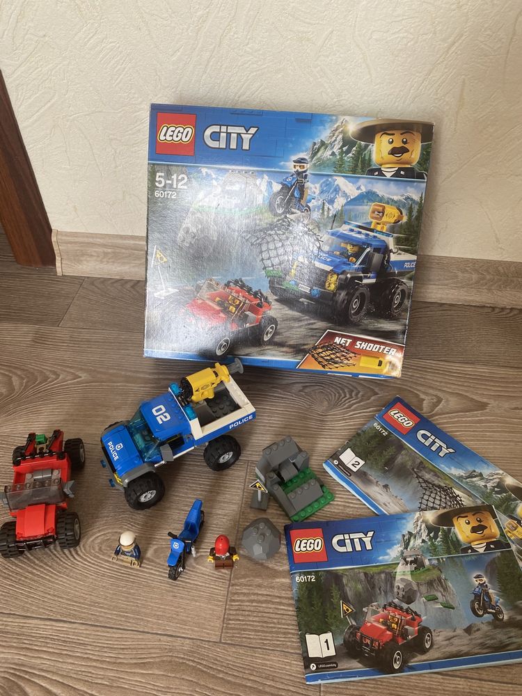 Лего lego погоня по грунтовой дороге 60172