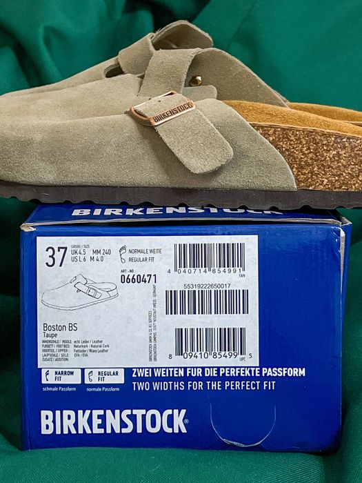 Birkenstock Boston Taupe (р. 37, 24 см)