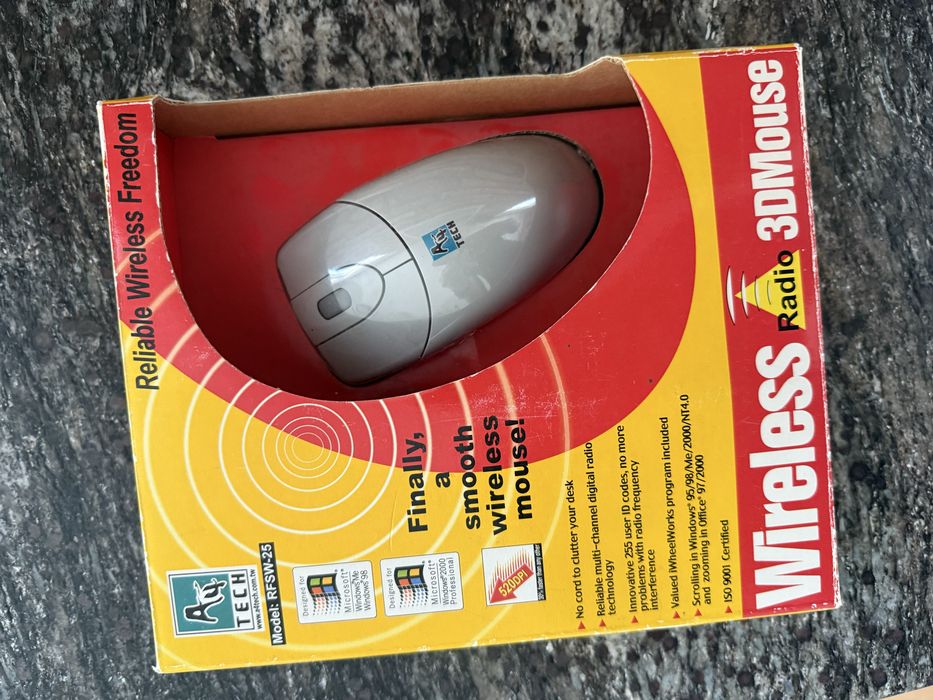 A4Tech Wireless Radio 3D Mouse – nowa, retro, komplet