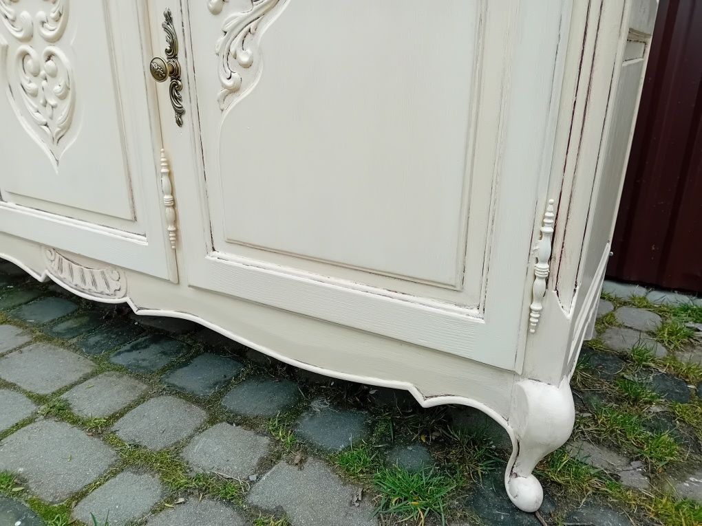 Komoda ludwikowska Shabby Chic 150cm