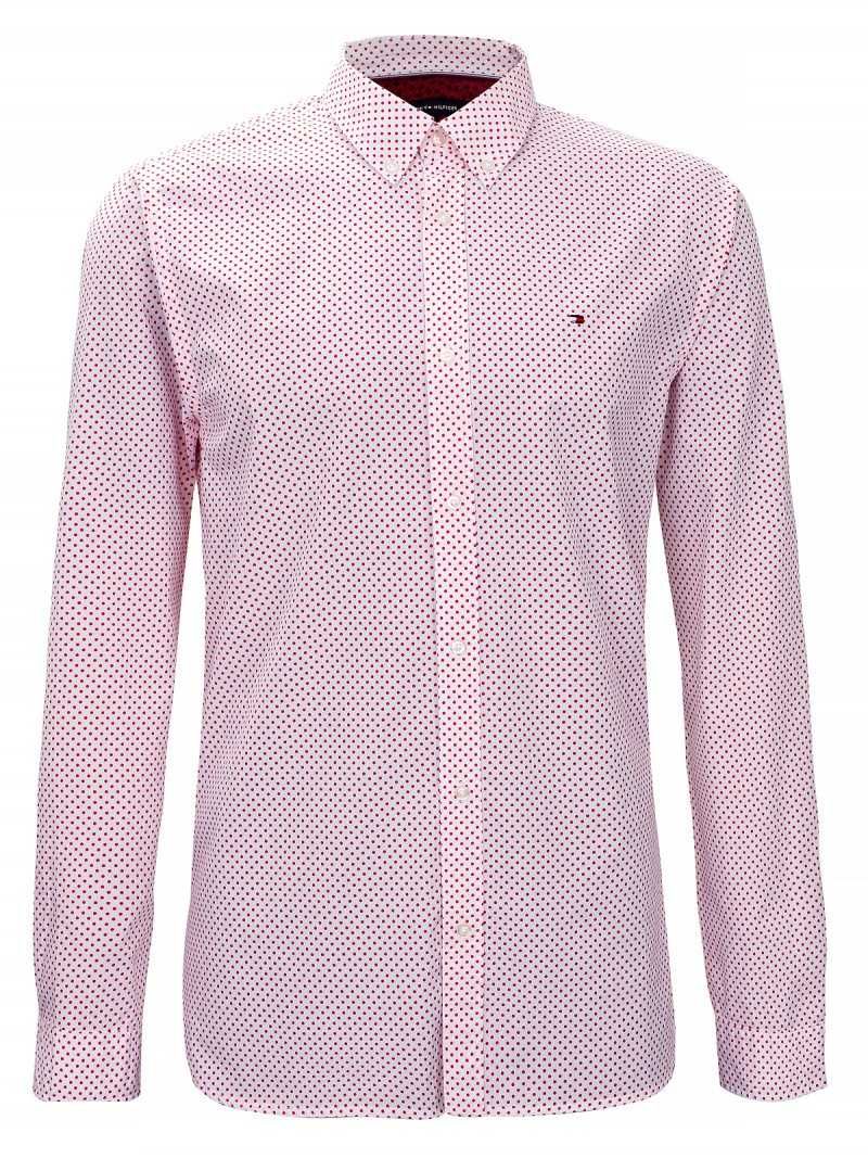 TOMMY HILFIGER oryginalna koszula S/M/L/XL/XXL kropki TOMMY JEANS