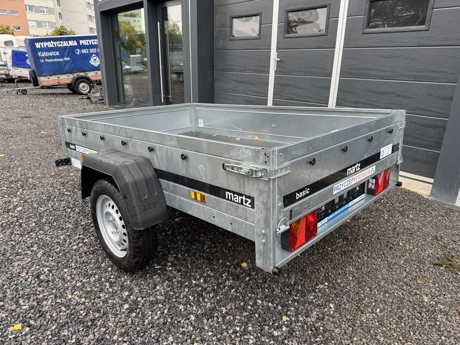 Przyczepa MARTZ KIPP 201x126 Nowa Uchylana pod QUADa, kosiarkę