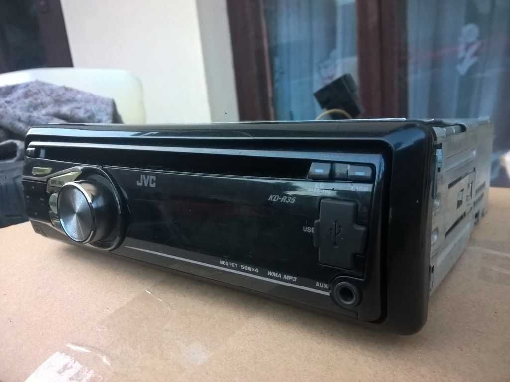 RadioCD JVC KD-R35 MOS-FET 4x50W USB/AUX MP3/WMA TAG EQ Loudness Panel