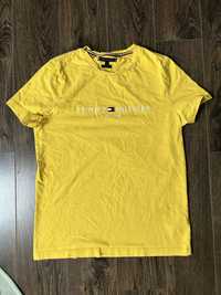 Żółta koszulka Tommy Hilfiger r. L, slim fit