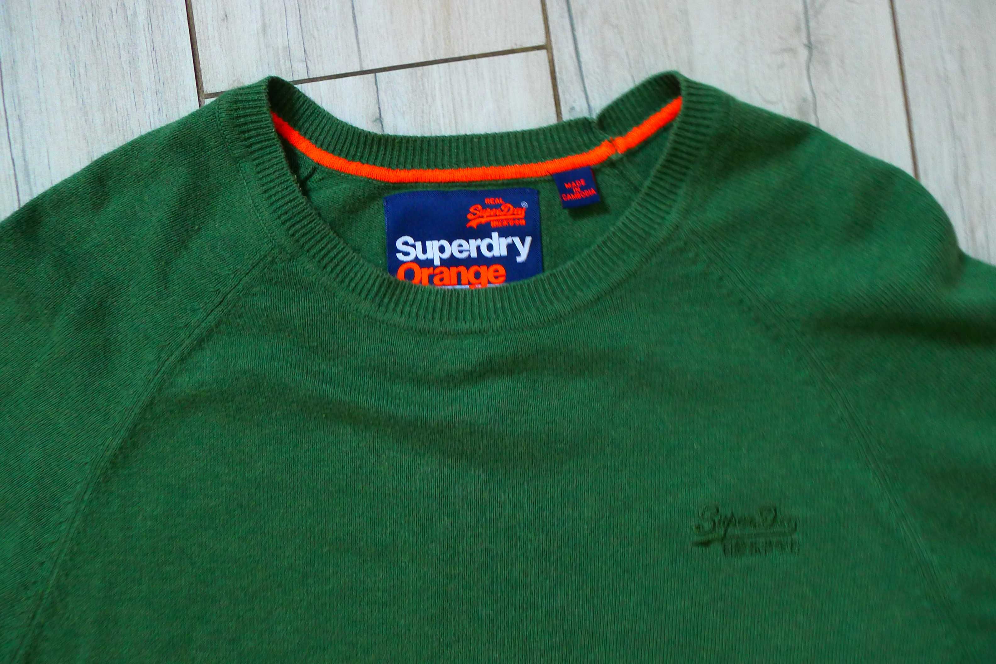 sweter SUPERDRY Japan Orange Label KnitCo. meski r. M - okazja