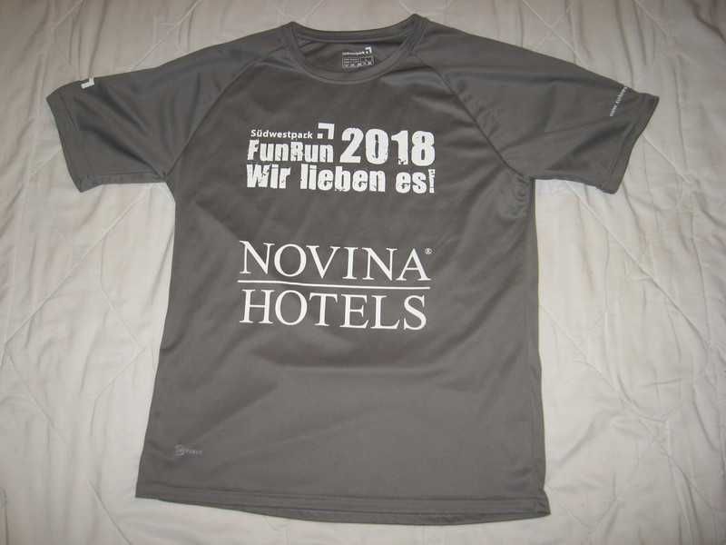 T-shirt koszulka krótki rękaw biegowa jogging bieganie FunRun 2018 L