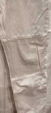 Spodnie jeansowe biało beżowe rozm 36