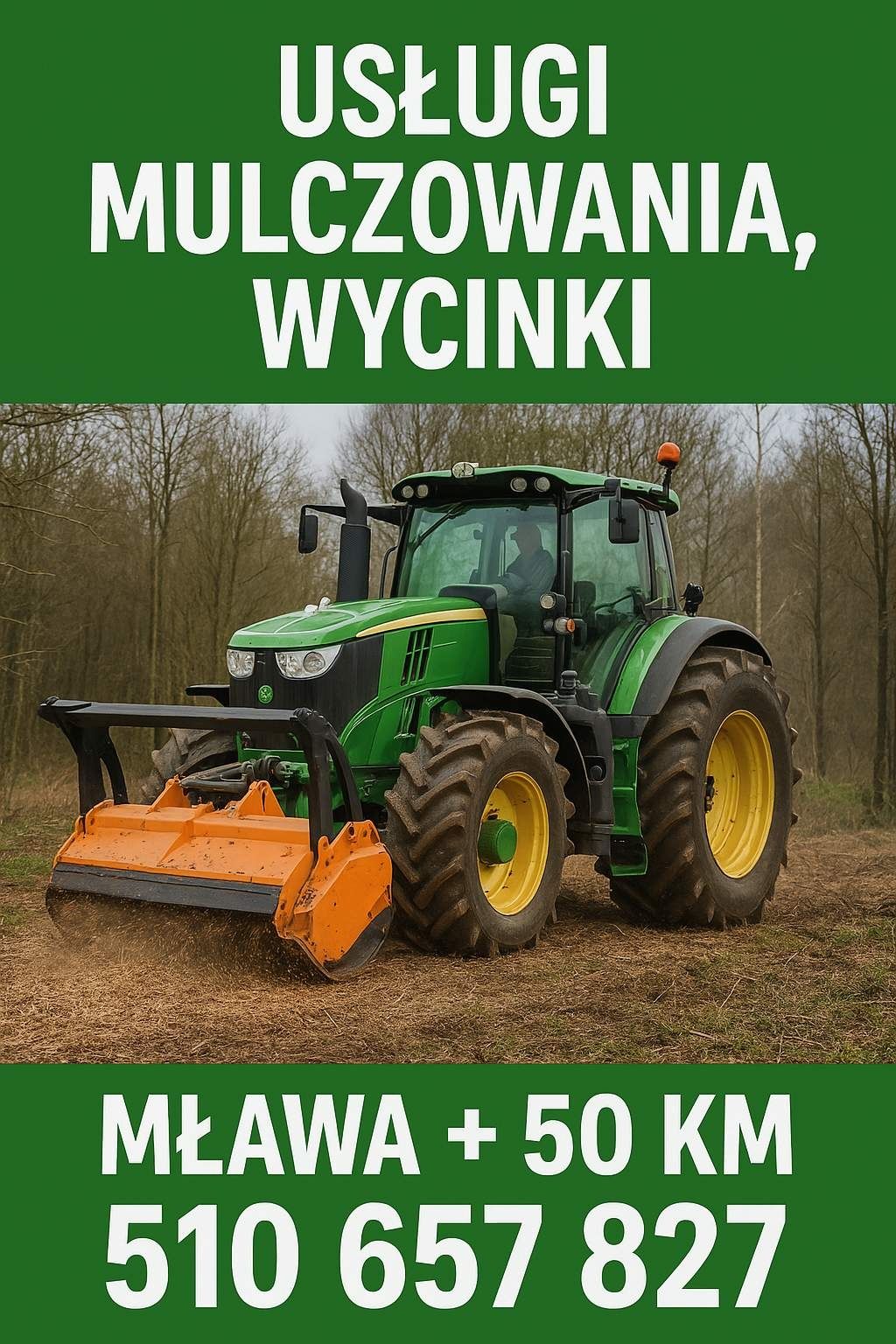Mulczer, rekultywacja gruntów