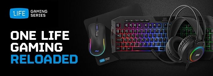 1Life RGB Rainbow Gaming Kit ( Teclado + Rato + Tapete+Headsets RGB )