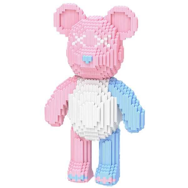 Конструктор із блоків Magic Blocks Ведмедик Bearbrick Миниблоки Сердце