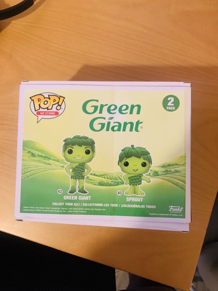 Green giant & sprout POP FUNKO - metallic TARGET EXCLUSIVE - 42 e 43