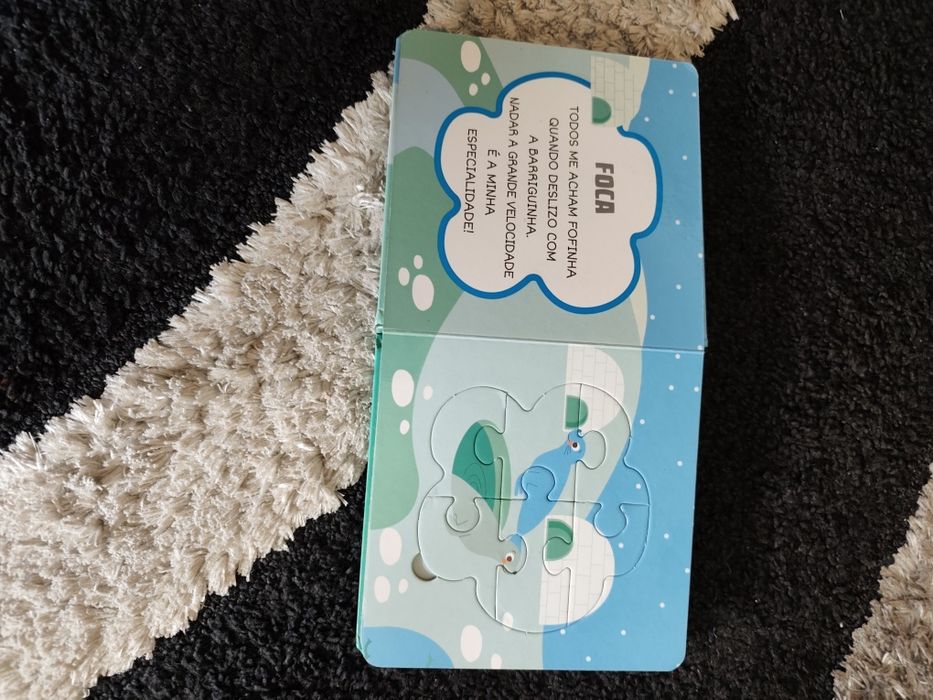 Livro puzzles animais