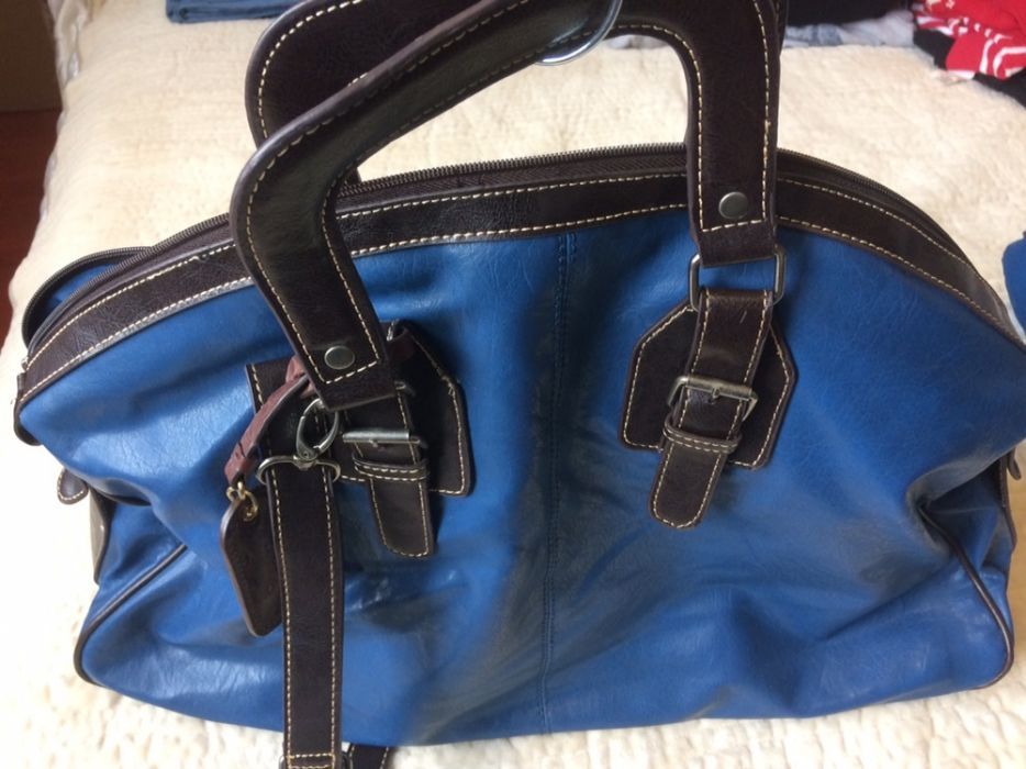 Torba niebieska + torba na laptop
