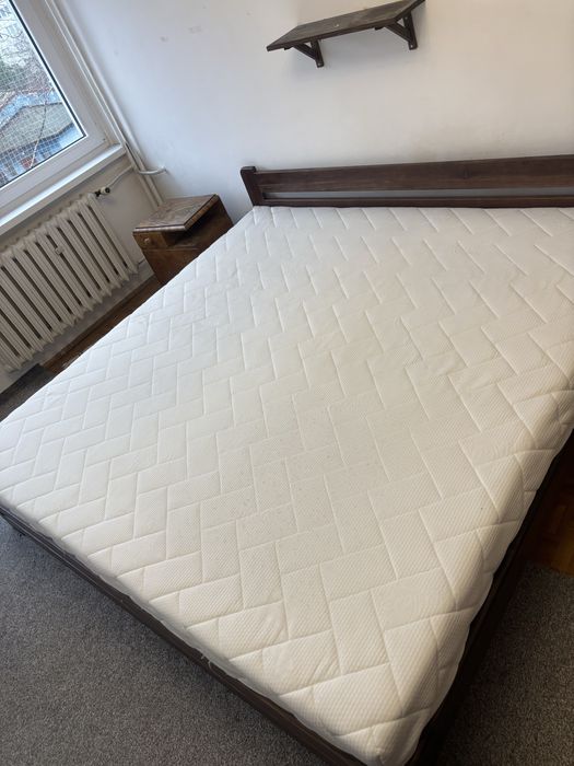 Łóżko z materacem 200x200 okazja ledwo uzywane pół ceny