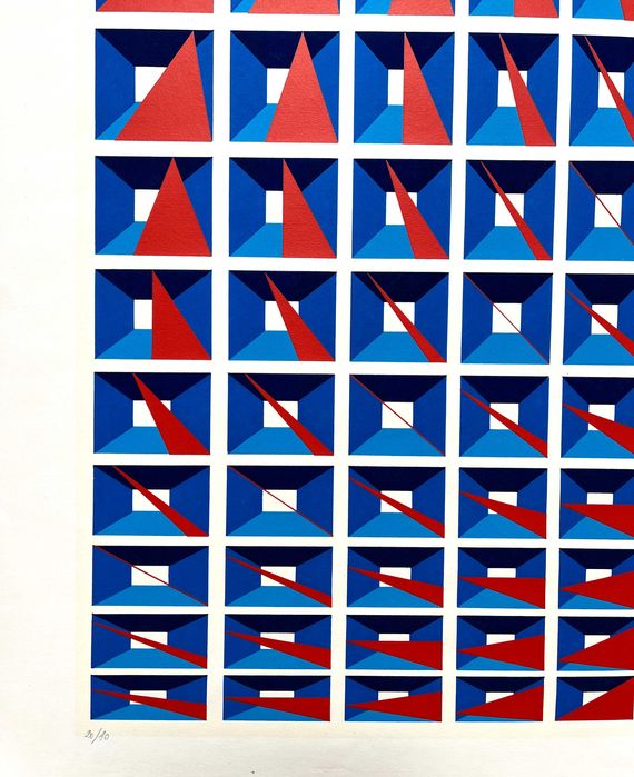 Serigrafia de Artur Rosa 1972 Emoldurada