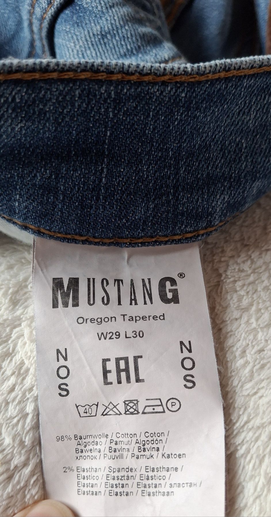 Spodnie jeansy damskie Mustang W 29 L 30 rozmiar M