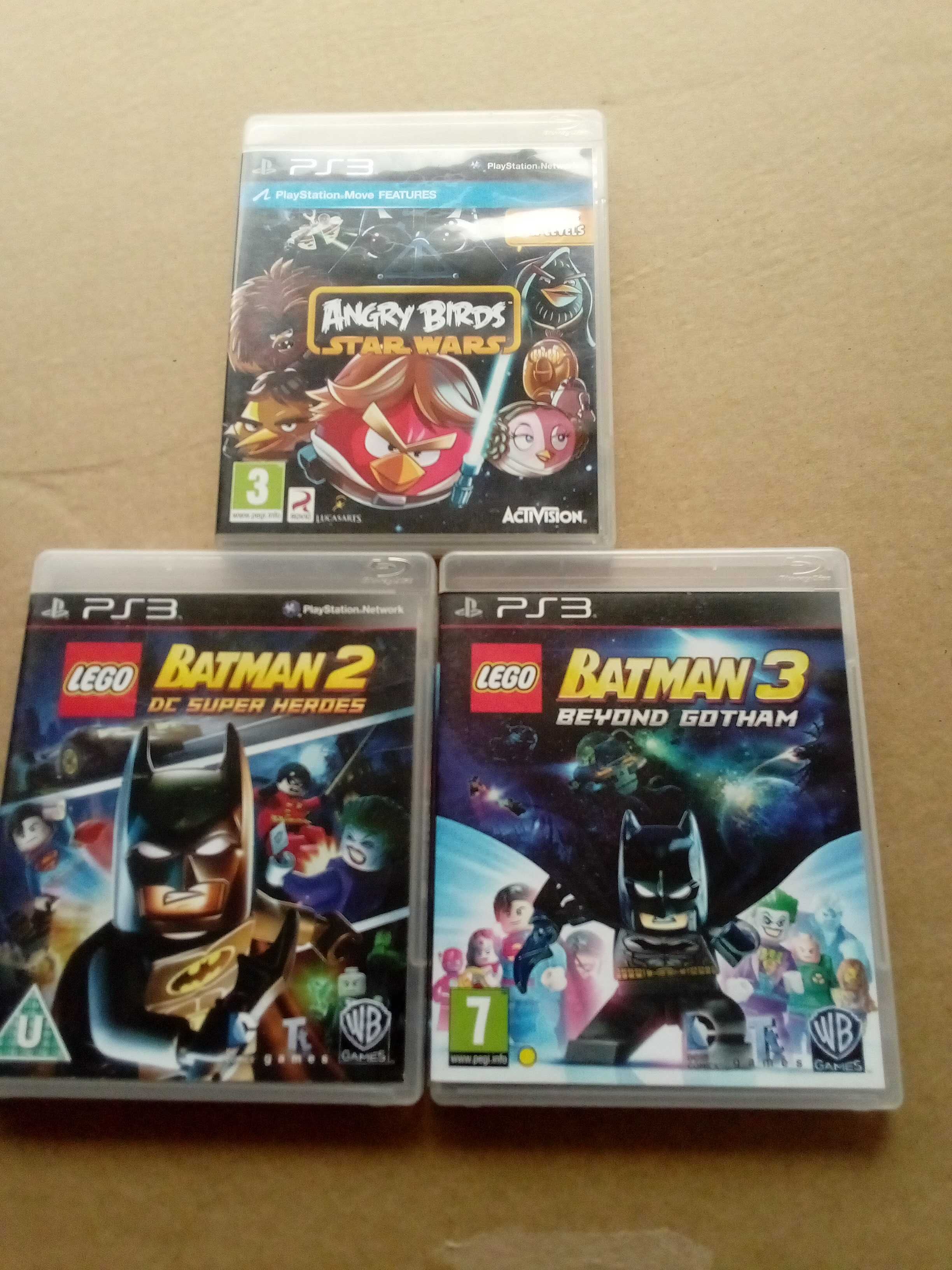 jogos PS3 - Angry Birds e Batman Lego