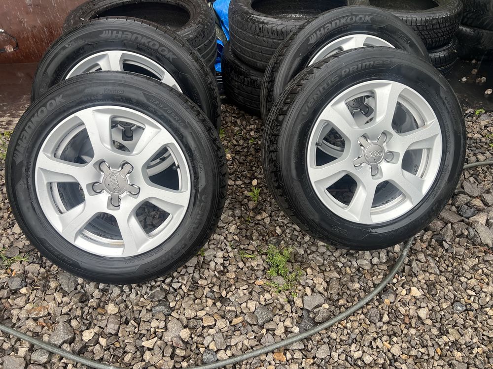Alufelgi audi a3 16 cali 5x112 z oponami lato Nowe