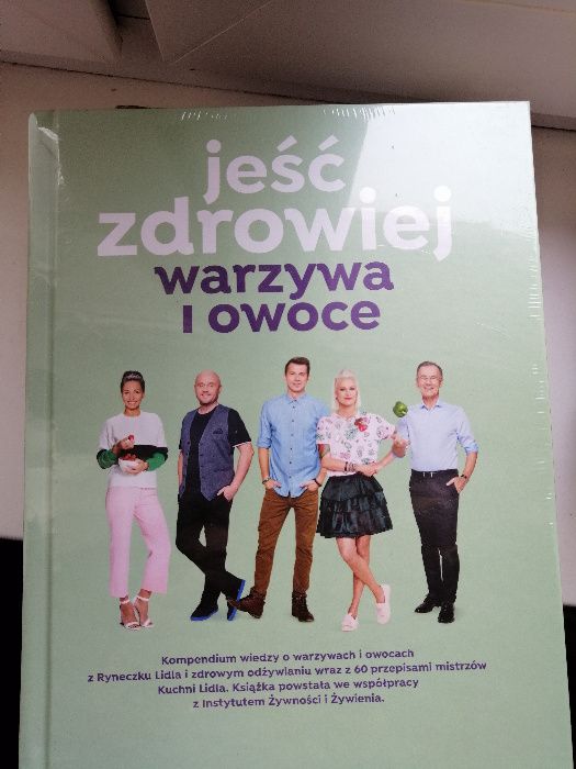 książka Lidl Jeść zdrowiej warzywa i owoce