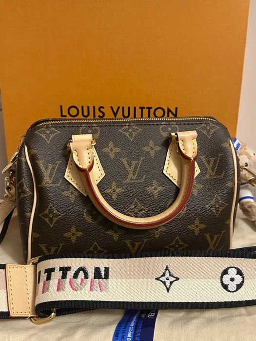 Louis Vuitton Speedy 20 Bandoulière Monogram - Nowe Torba z Paskiem