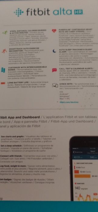 Pulseira FitBit Alta HR L/G (B14)