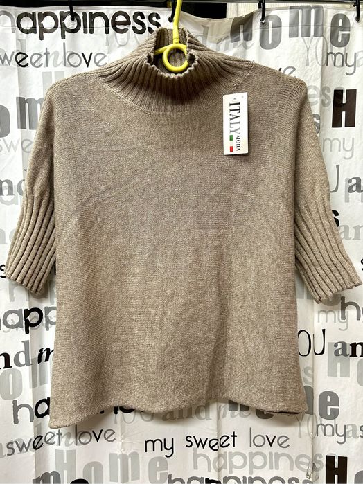 Свитер люкс качества, вискоза, ОВЕРСАЙЗ, Италия