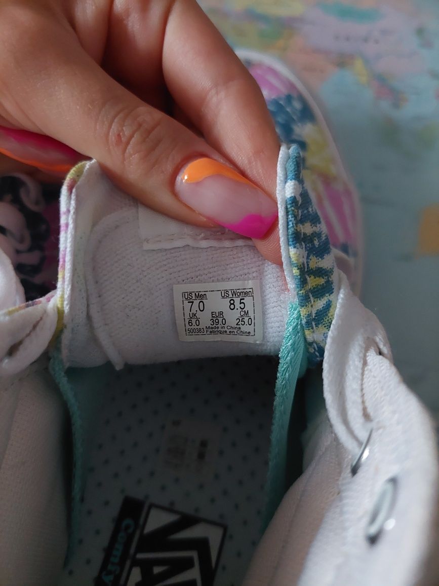 Vans Comfycush Sk8 Hi Pastel Tie Dye