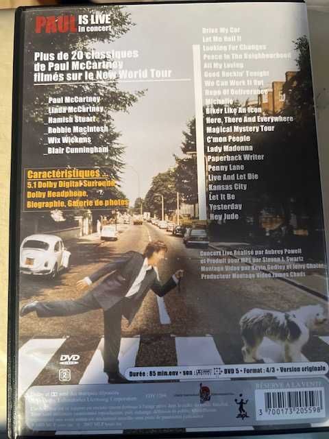 Paul McCartney Paul is Live in Concert