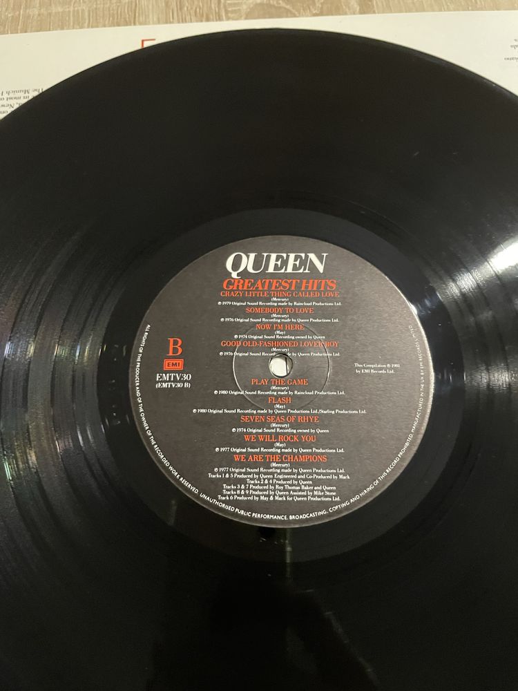Queen Greatest Hits UK EX 1981 LP