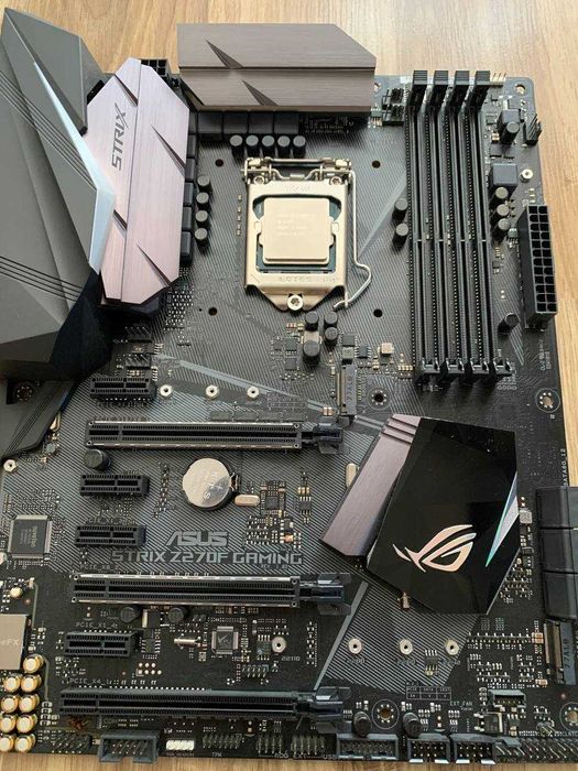 Материнська плата Asus Strix Z270F + Intel core i5 6400